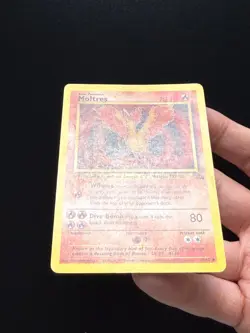 Pokemon TCG Moltres Rare 27/62 Fossil Basic 70 HP 1999 Regular Unlimited Card - Image 3