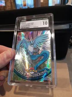 Articuno Topps Spectra Chrome cgc 10 GEM MINT Pokemon card 144 Series 2 psa 2000 - Image 2
