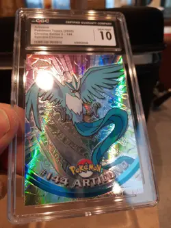 Articuno Topps Spectra Chrome cgc 10 GEM MINT Pokemon card 144 Series 2 psa 2000 - Image 3