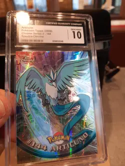 Articuno Topps Spectra Chrome cgc 10 GEM MINT Pokemon card 144 Series 2 psa 2000 - Image 4
