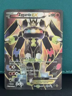 Pokemon TCG Zygarde EX Full Art Alternate Card 54a/124 XY Fates Collide - Image 1