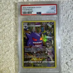 Gengar TG06 PSA 9 Lost Origin 2022 SWSH English Pokemon Card Mint - Image 1