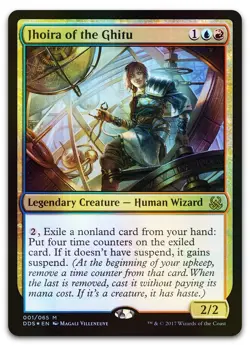 Jhoira of the Ghitu #1 (Foil) (NM) Mind vs Might DDS Magic MTG - Image 1