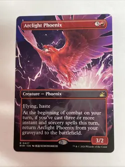 Arclight Phoenix (Anime Borderless) Ravnica Remastered #427 Rare - Image 1