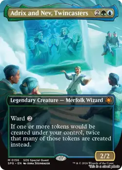 Adrix and Nev, Twincasters (Borderless) [SPG - 156] - NM TCG MTG - Image 1