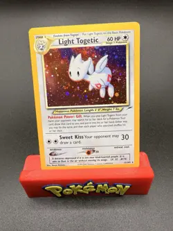 Light Togetic 15/105 - Neo Destiny 2002 Pokemon Card Vintage WOTC Holo LP+-f - Image 1
