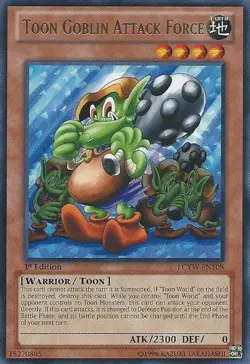 Toon Goblin Attack Force - LCYW-EN108 - Rare - 1st Edition NM Yugioh Legendary C 412897559439 - Image 1
