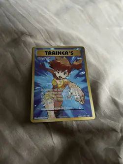 Korean Pokemon 20th Anniversary Cp6 1st Misty Full Art 113/100 SR Mint Condition - Image 2