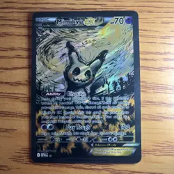 Mimikyu EX FAN ART Custom Holo Full Art Pokemon Card - Image 1