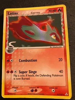 LATIAS DELTA SPECIES - 2006 POKEMON 21/110 HOLON PHANTOMS HOLO RARE TCG - Image 1