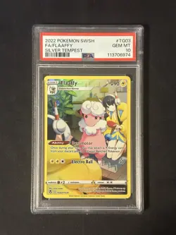 POKEMON FLAAFFY #TG03 SWORD & SHIELD SILVER TEMPEST FULL ART PSA 10 GEM MINT - Image 1