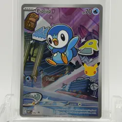 Pokemon TCG First Partner Piplup #MEP042 Promo NM - Image 1