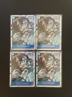 4x Edward. Newgate OP13-042 Playset - One Piece TCG - ENG! NM ! - Image 1