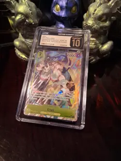 ✨2023 ONE PIECE OP05-100 ALT ART ENEL CGC 10 PRISTINE / PSA 10✨ - Image 2