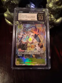 ✨2023 ONE PIECE OP05-100 ALT ART ENEL CGC 10 PRISTINE / PSA 10✨ - Image 4