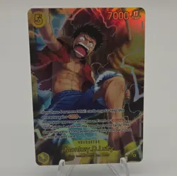 Bandai One Piece Monkey.D.Luffy OP15-119 Secret Rare Rush 5 Cost 7000 Power - Image 1
