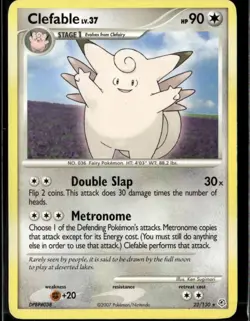 Clefable Rare Diamond and Pearl 22/130 Colorless Pokemon Card - Image 1