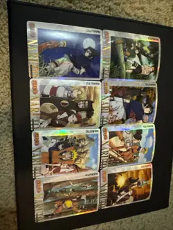 Naruto Kayou Heaven Scroll Series 1 English PTR POSTER CARD Lot - Image 1
