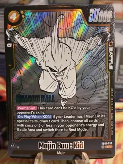 Majin Buu : Kid SB01-039 Manga Booster SR Dragon Ball Card English Fusion World - Image 1