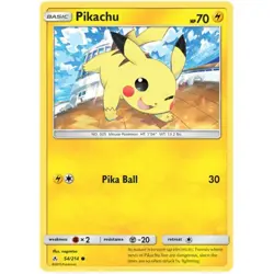 POKEMON CARD PIKACHU 54/214 NO 025 MOUSE POKEMON TCG CCG - Image 1