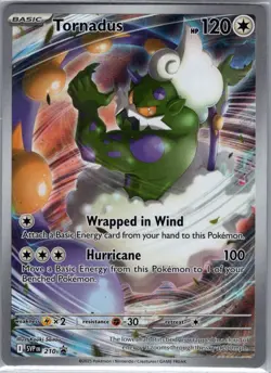 Tornadus SVP 210 SV: Scarlet & Violet Promo Cards - Pokemon Card - NM - Image 1