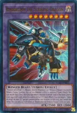 Rindbrumm the Striking Dragon - RA02-EN025 - Ultra Rare - 1st Edition NM Yugioh - Image 1