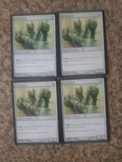 MTG 4 x Elf Replica- Mirrodin - Image 1