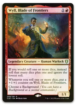 Wyll, Blade of Frontiers #208 (Foil) (NM) Baldur's Gate CLB Magic MTG - Image 1