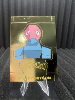 Porygon #137 - Gold Holo - 2000 Navarrete Kanto Buildable Card - Pokemon Card - Image 1