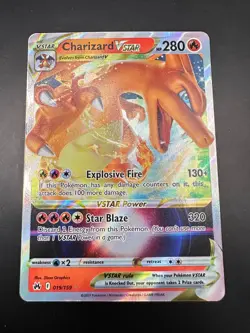 Pokemon Charizard VSTAR 019/159 Crown Zenith Holo Full - Pokemon Card - Image 1