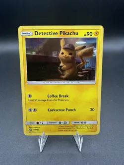 Pokemon TCG - Detective Pikachu - SM190 Holo Promo Sun & Moon Promo LP/MP - Image 1