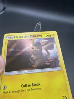 Pokemon TCG - Detective Pikachu - SM190 Holo Promo Sun & Moon Promo LP/MP - Image 3
