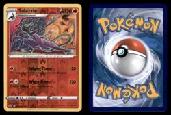 Salazzle 028/202 Uncommon Sword & Shield Pokemon TCG Reverse Holo NM - Image 3