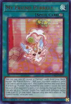 My Friend Purrely - RA02-EN071 - Ultra Rare - 1st Edition NM Yugioh 25th Anniver - Image 1