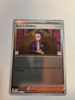Boss's Orders [Corbeau] 183/217 Uncommon Ascended Heroes Pokemon Reverse Holo NM - Image 1