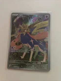 Pokemon Card - Zacian 100/094 - Phantasmal Flames - Near Mint - Image 1