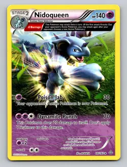 Nidoqueen 69/160 Rare Primal Clash Pokemon NM Regular Non Holo - Image 1