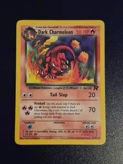 Dark Charmeleon 32/82 Unlimited Uncommon Team Rocket Pokemon MP - Image 1