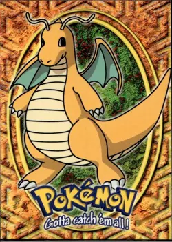 1999 Topps Pokemon The Movie Dragonite #149 E12 of 12 Blue Logo - Image 1