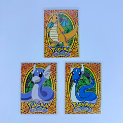 Topps Pokemon Dratini Dragonair Dragonite E10 E11 E12 non holo MP Black Logo - Image 1