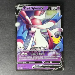 Pokemon Dark Sylveon V Sword & Shield Black Star Promo #SWSH134 - Image 1