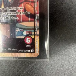 Shanks (2025 PSA Magazine Promo) OP09-001 One Piece Promotion Cards Foil Sealed - Image 4