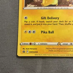 Pokemon TCG Pikachu SWSH234 SWSH: Sword & Shield Promo Cards Holo 2022 - Image 5