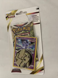 Pokemon TCG Sword Shield Astral Radiance Booster Pack Coin Promo Card Code Card - Image 1