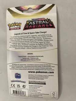 Pokemon TCG Sword Shield Astral Radiance Booster Pack Coin Promo Card Code Card - Image 2