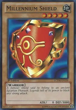 Millennium Shield - LCYW-EN159 - Super Rare - 1st Edition NM Yugioh Legendary Co - Image 1