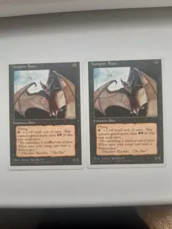 MTG 2 x Vampire Bats - MTG core set 4th edition - Image 1