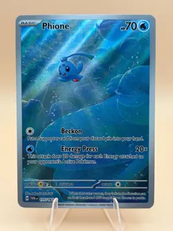 Phione 175/167 Illustration Rare Twilight Masquerade Pokemon Near Mint - Image 1