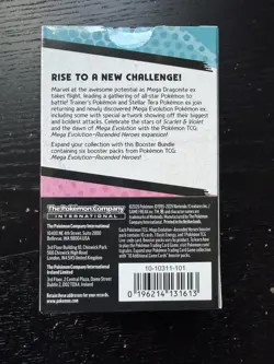 Pokemon TCG Mega Evolution Ascended Heroes Booster Bundle Box - Image 2