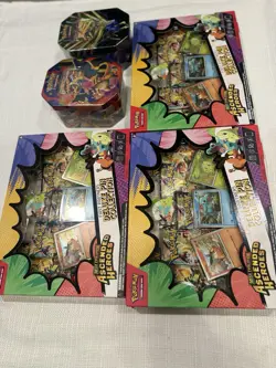 3 Pokemon TCG Ascended Heroes Deluxe Pin Collection Kit Lot ME2.5 plus 2 ex tins - Image 4